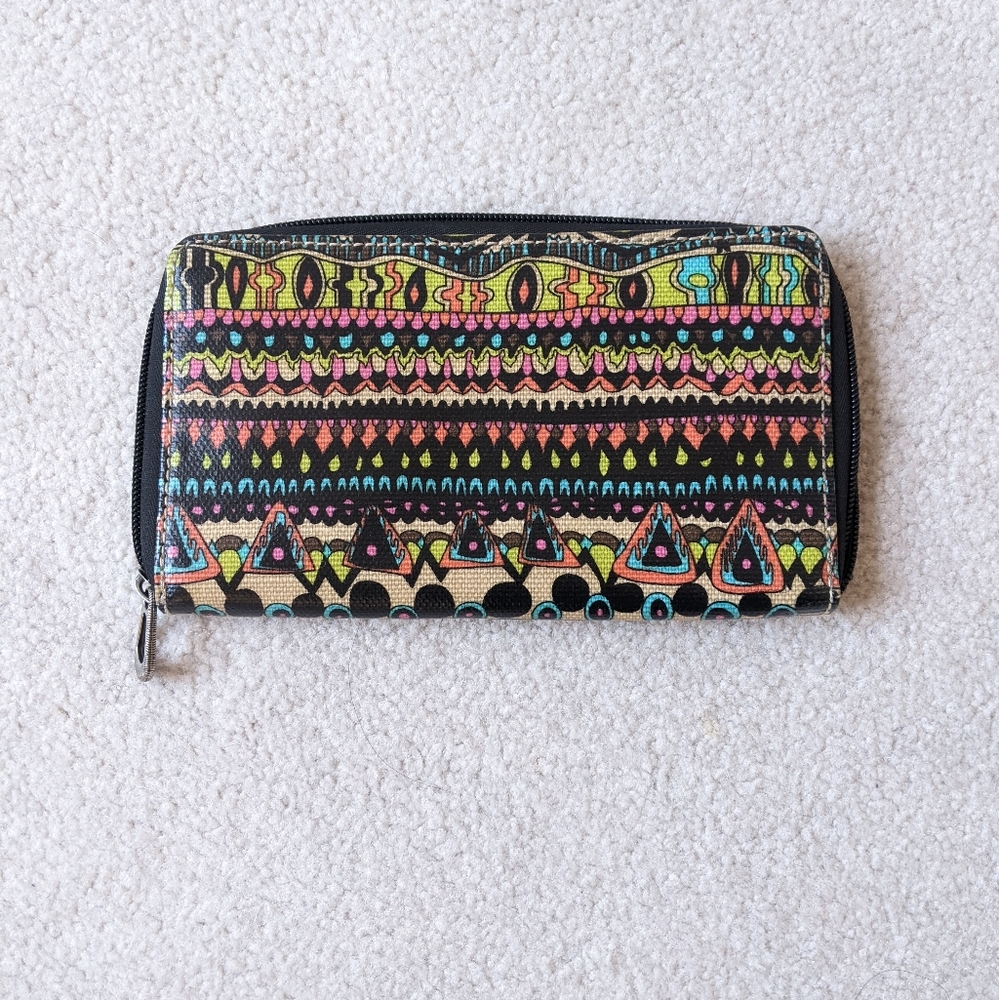 Sakroots zip up multicolor wallet - Picture 4 of 5